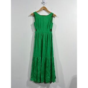 Sincerly Jules | Dresses | Sincerely Jules Leafy Green And Blue Maxi Dress  | Poshmark